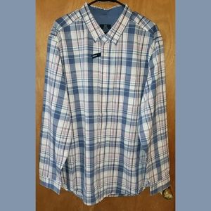 NWT Mens George Long-Sleeve Shirt Size: 2XL 50-52